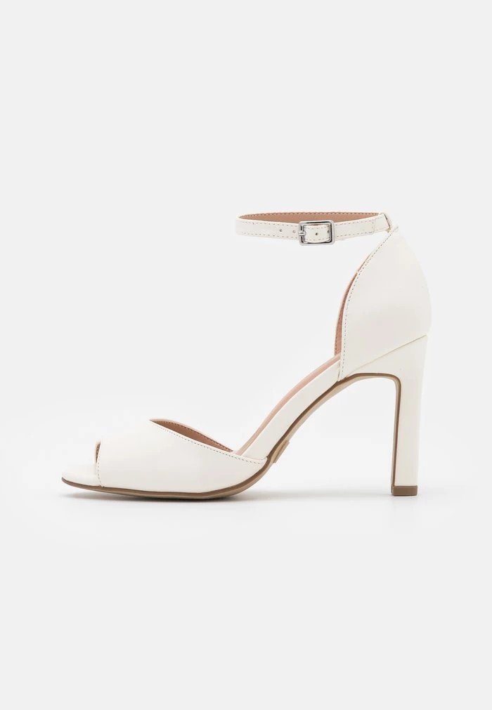 Escarpin ANNA FIELD Anna Field Peep Toes Blanche Femme | OND-3998190